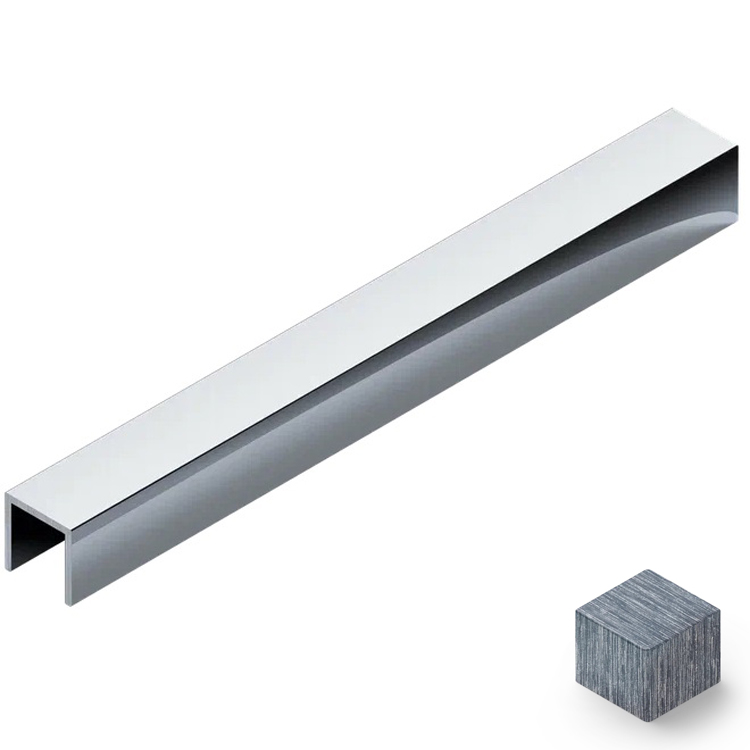 Серебро блестящее браш