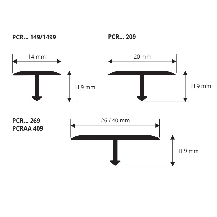 Профиль Progress Profiles Procover PCRDB 149 2.7 м. (темная бронза матовое), сгибаемый
