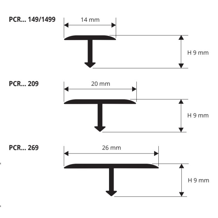 Профиль Progress Profiles Procover PCROL 269 2.7 м. (латунь блестящая)