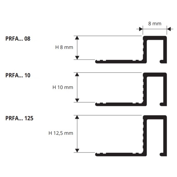 Профиль Progress Profiles Profinal PRFACS 10 2.7 м. (нерж. сталь), сатинированный