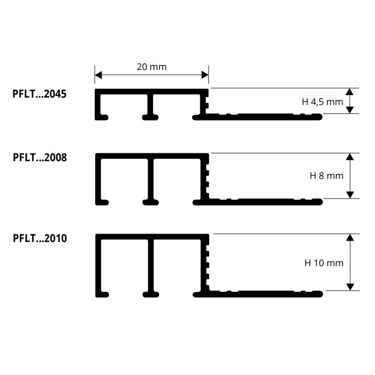 Профиль Progress Profiles Profinlist PFLTAA 2045 2.7 м. (серебро)