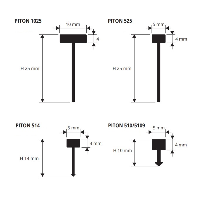 Профиль Progress Profiles Projoint PITON 510 2. 7 м. (латунь натуральная)