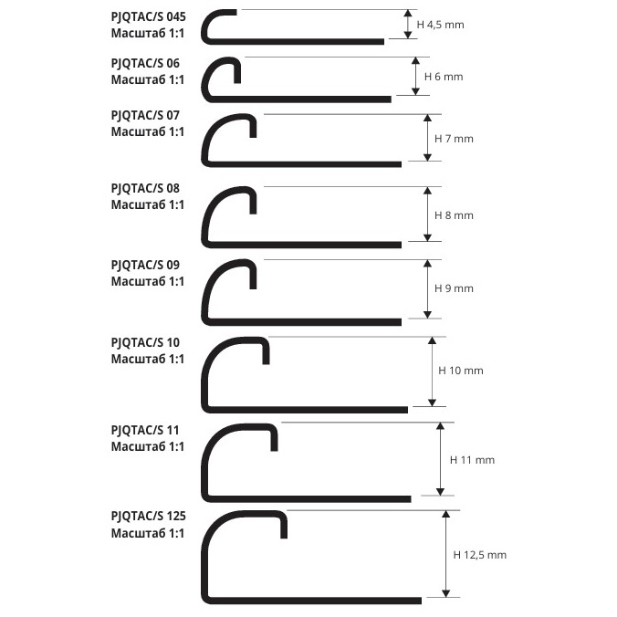 Профиль Progress Profiles Projolly Quart PJQТAC 10 2.7 м. (нерж. сталь), полированный