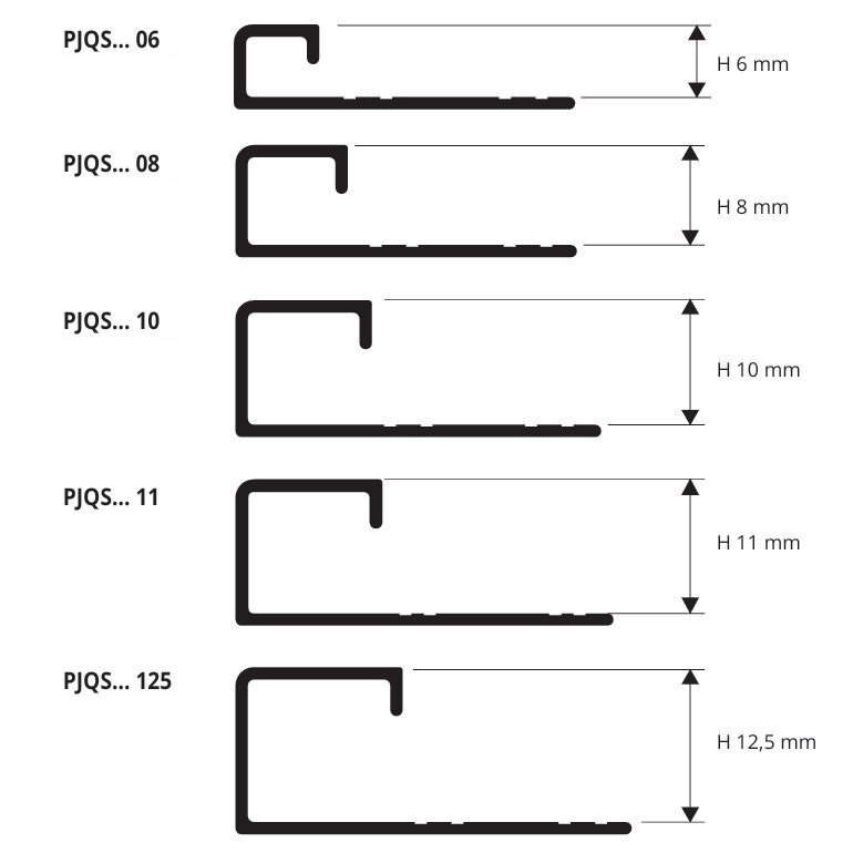 Профиль Progress Profiles Projolly Square PJQSBGS 08 2.7 м. (оружейный серый), крацованный