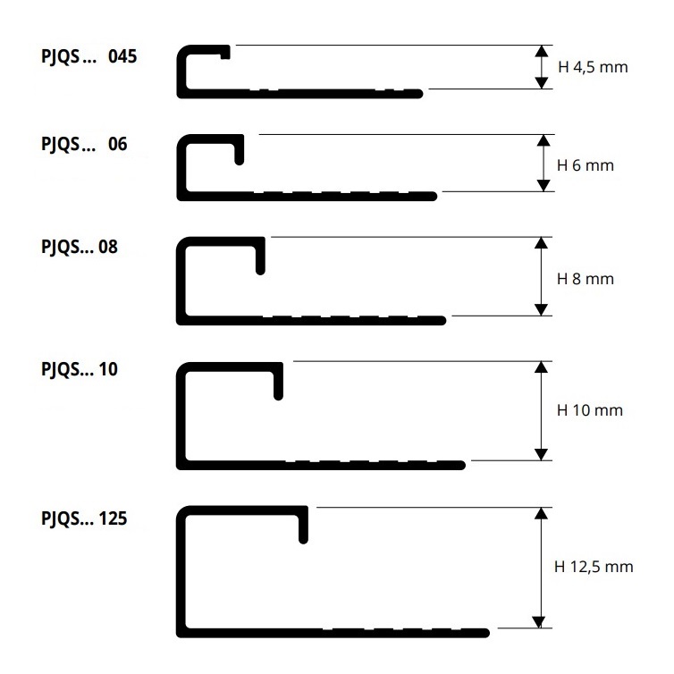 Профиль Progress Profiles Projolly Square PJQSOL 08 2.7 м. (латунь блестящая)