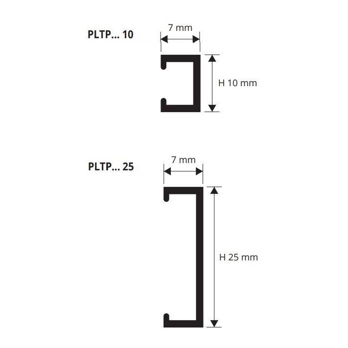 Профиль Progress Profiles Prolistel P ALL PLTPA 25-SL10 2.7 м. (камень corten)