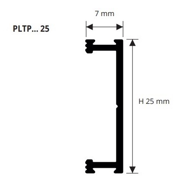 Профиль Progress Profiles Prolistel P OTT PLTPOL 25 2.7 м. (латунь блестящая)