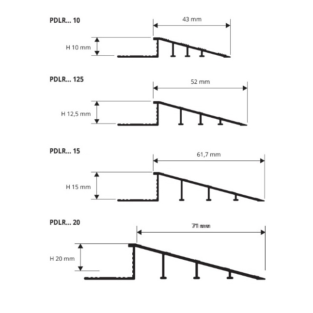 Профиль Progress Profiles Proslider LR PDLRAA 15 2.7 м. (серебро), матовый