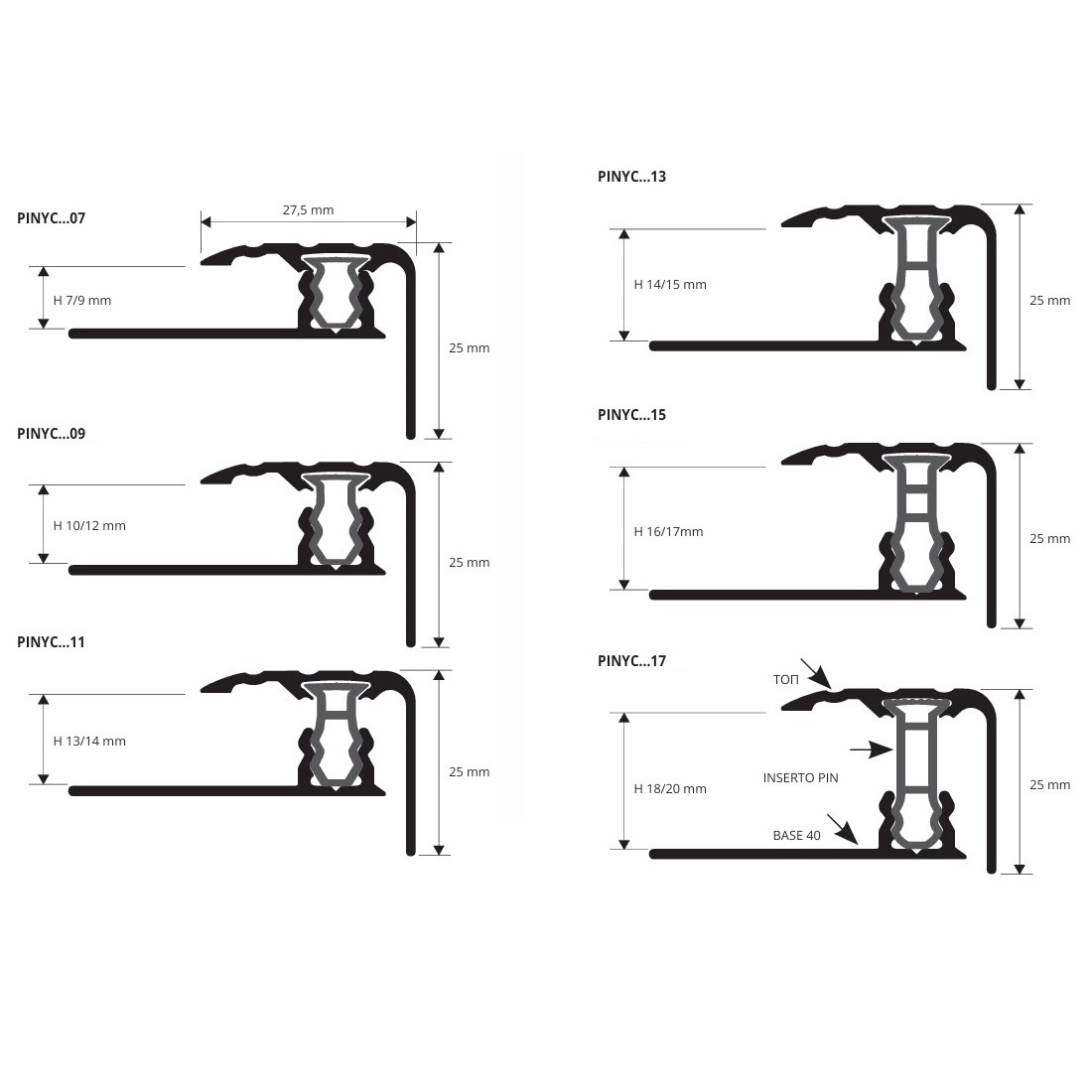 Профиль Progress Profiles Style Stair PINYC06WRS 07 2.7 м (темный дуб)