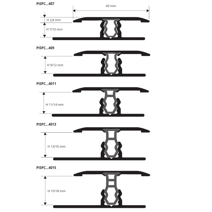 Профиль соединительный Progress Profiles Sol 40P PISPC11W 407 2.7 м (белёное декапе)