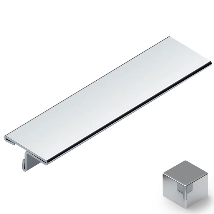 Профиль Т-образный нерж. сталь 20 мм Neexy PVS92-03 (нерж. сталь зеркальная), 2.7 м.