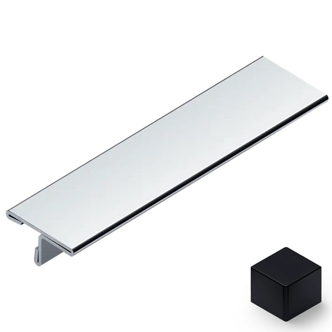 Профиль Т-образный нерж. сталь 20 мм Neexy PVS92-11 (нерж. сталь оружейный матовый), 2.7 м.