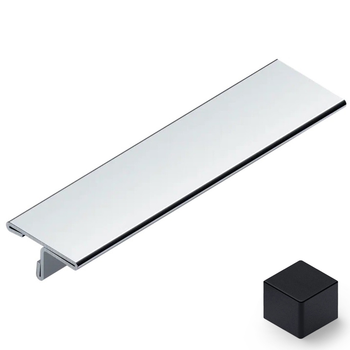 Профиль Т-образный нерж. сталь 20 мм Neexy PVS92-17 (нерж. сталь песок черный), 2.7 м.