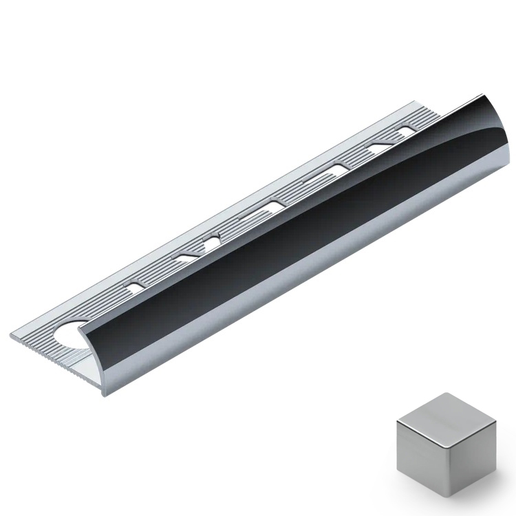 Профиль внешний алюминий 10 мм Neexy PV17-02 (серебро матовое), 2.7 м.