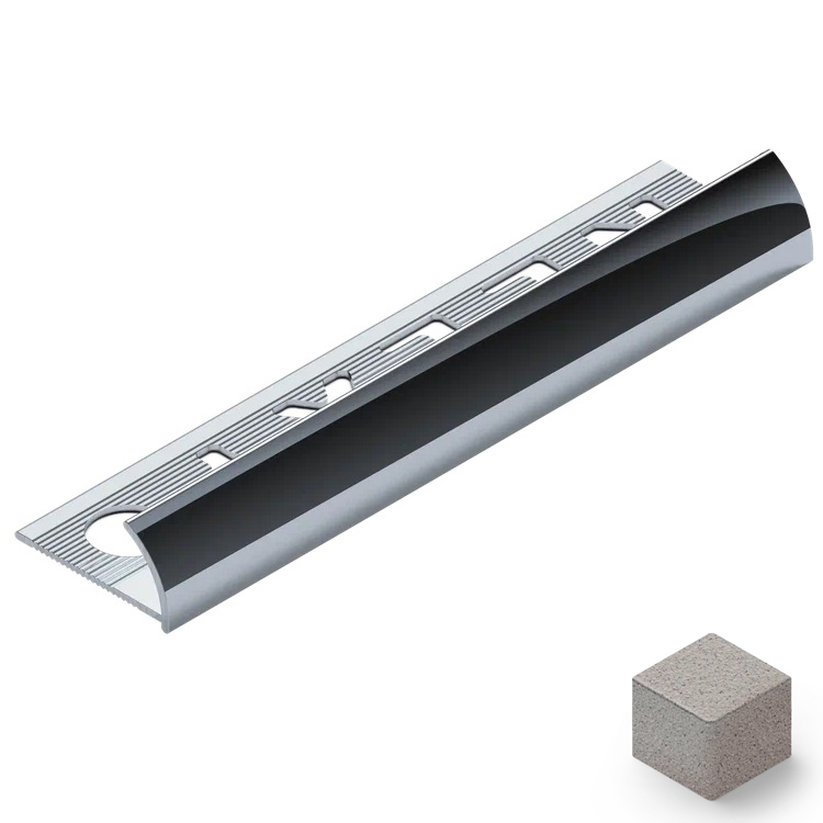 Профиль внешний алюминий 10 мм Neexy PV17-43 (муар бежевый), 2.7 м.