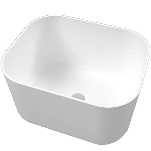 Раковина накладная 50x40x30см, Whitecross Lazurit 0713.050040.100 (белый), иск. камень