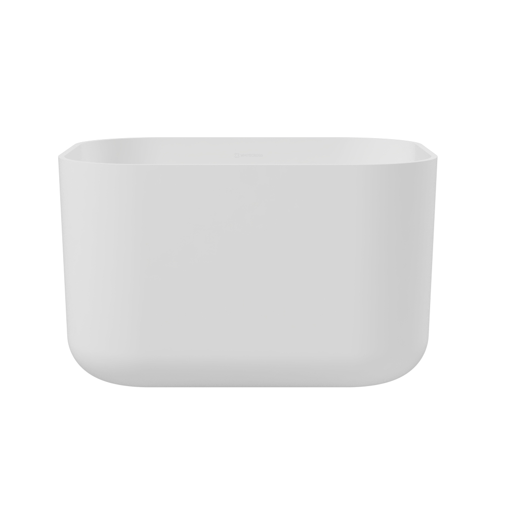 Раковина накладная 50x40x30см, Whitecross Lazurit 0713.050040.200S (белый матовый), иск. камень