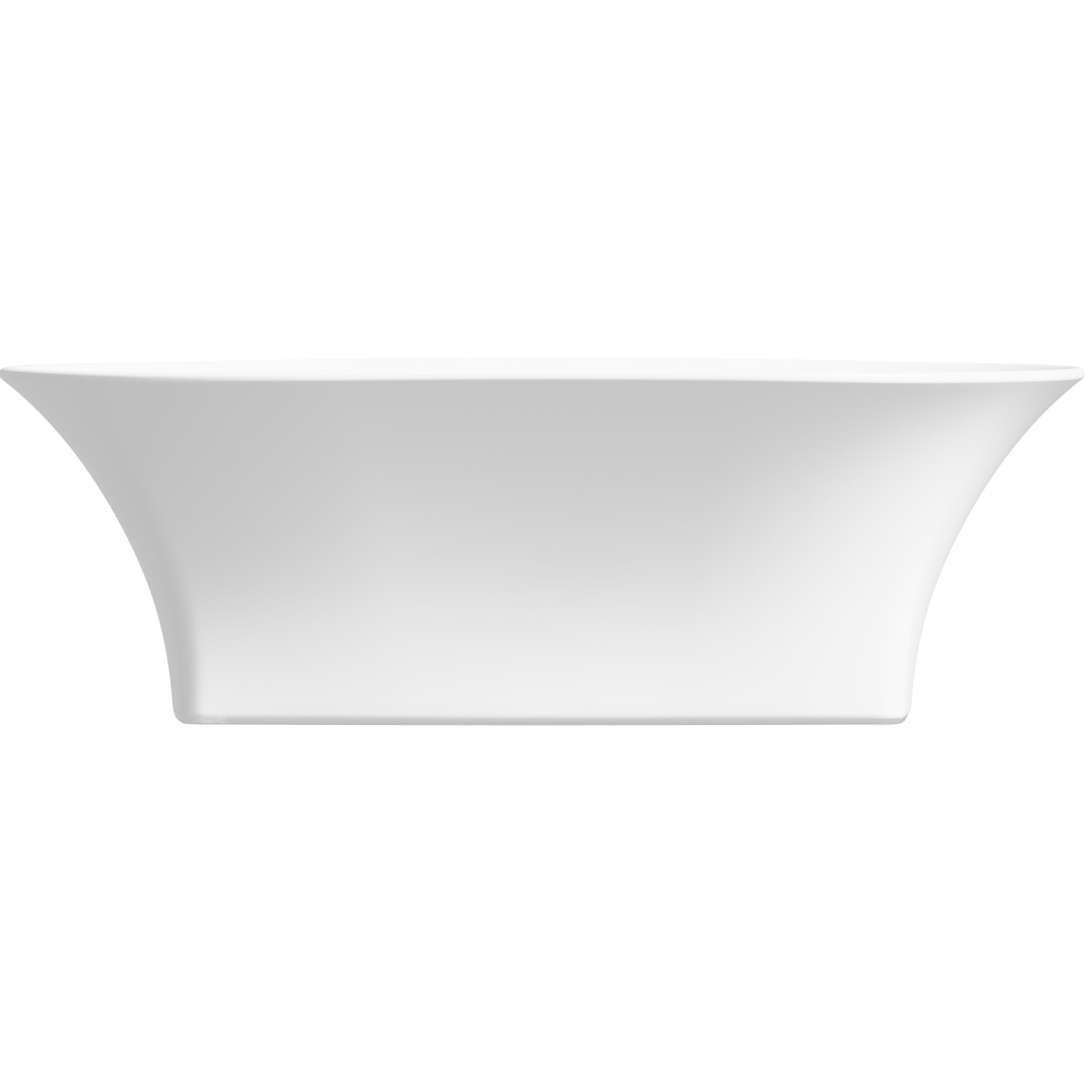 Раковина накладная Abber Bequem AC2119 56x37x17 (белый), с донным клапаном