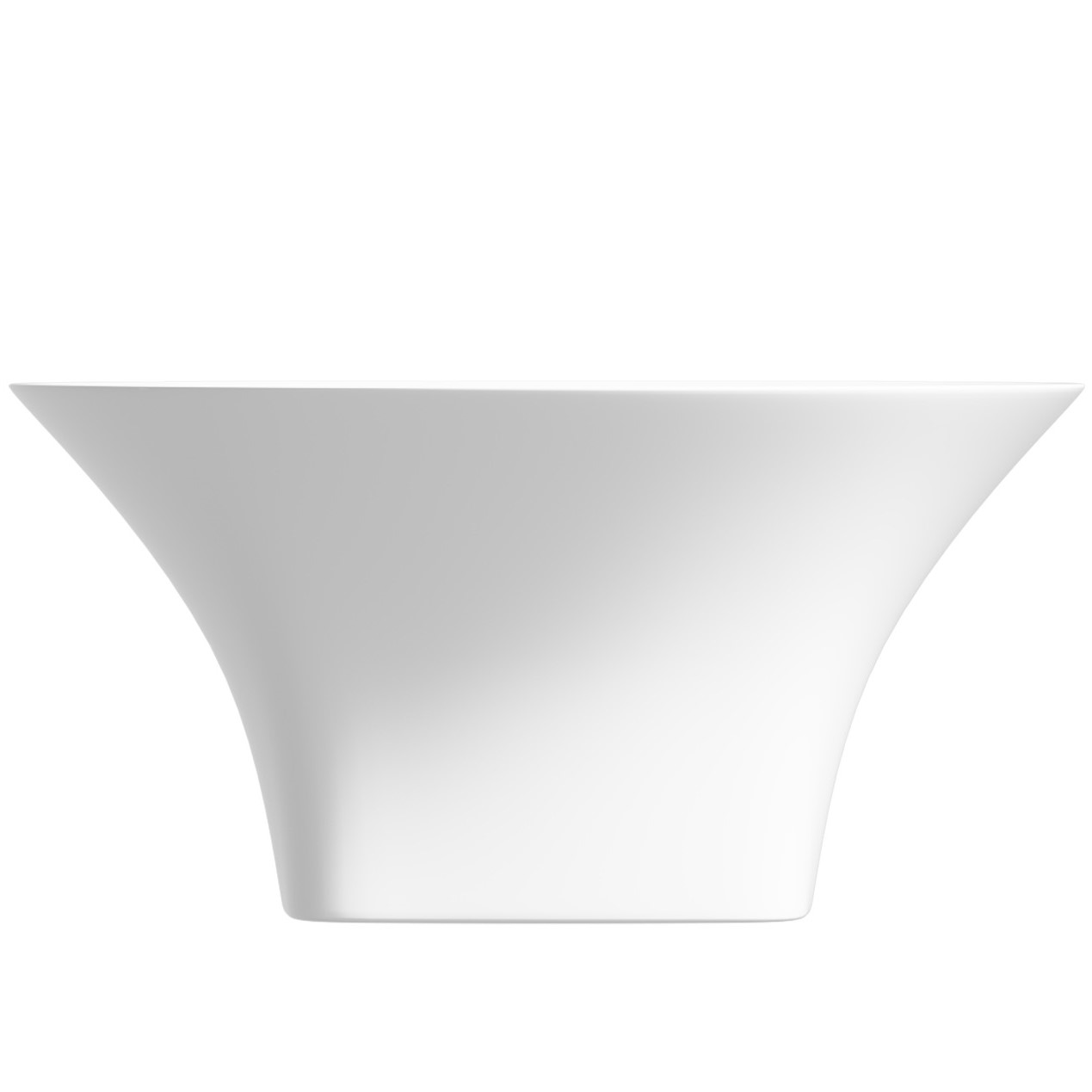 Раковина накладная Abber Bequem AC2125 38x38x18 (белый), с донным клапаном