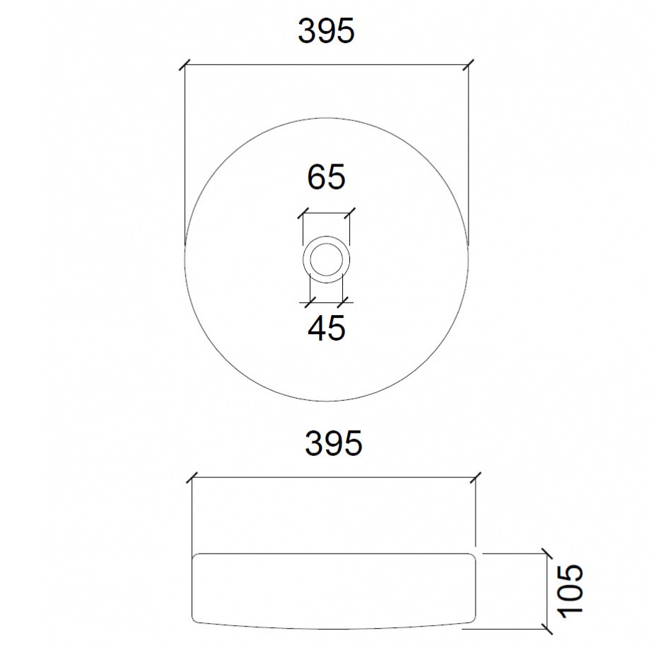 Раковина накладная Abber Glas AK2301GG 39,5x39,5x10,5 (золотой)