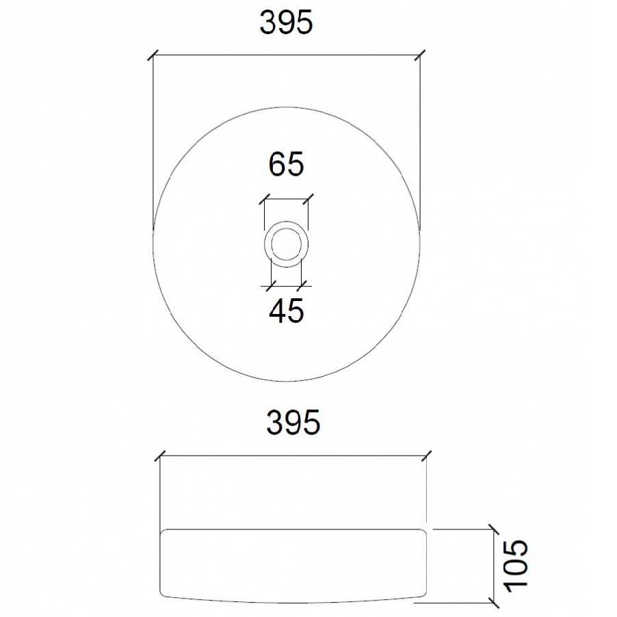 Раковина накладная Abber Glas AK2301OR 39,5x39,5x10,5 (красный)