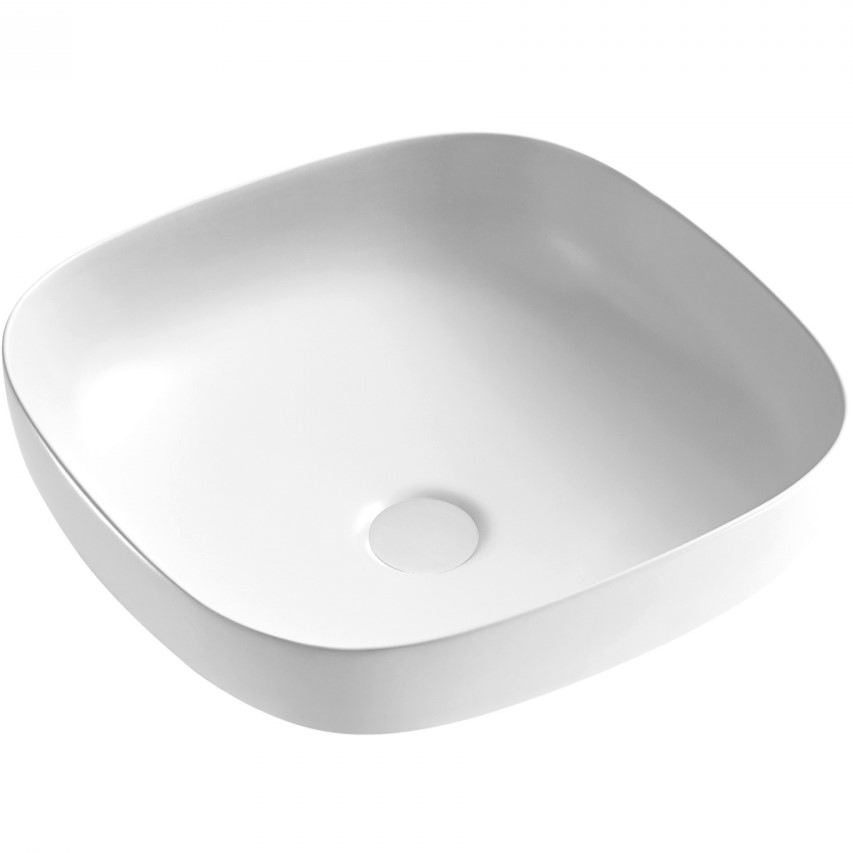 Раковина накладная Abber Rechteck AC2217 42x42x14 (белый)