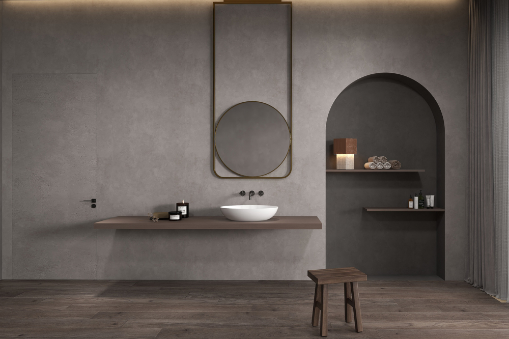 Раковина накладная Abber Stein AS2635 55x35x12 (белый матовый), искусственный камень