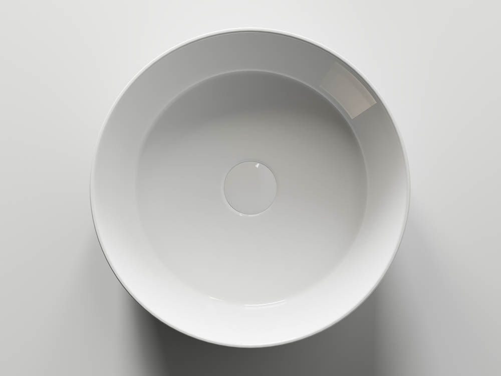 Раковина накладная Ceramica Nova Element CN5001 36x36 (белый), без донного клапана