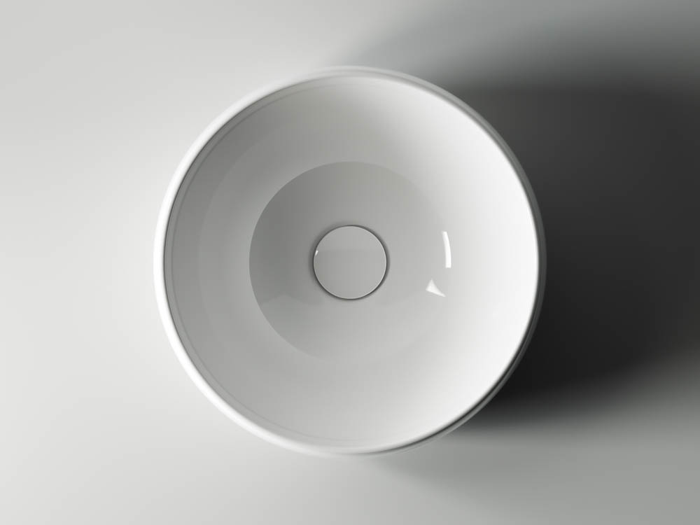Раковина накладная Ceramica Nova Element CN6001 39.5x39.5 (белый), без донного клапана