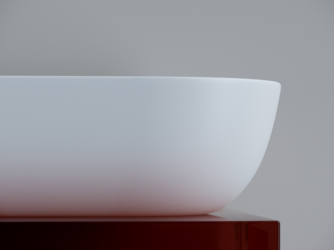 Раковина накладная Ceramica Nova Element CN6009MW 45.5x32.5 (белый матовый), без донного клапана