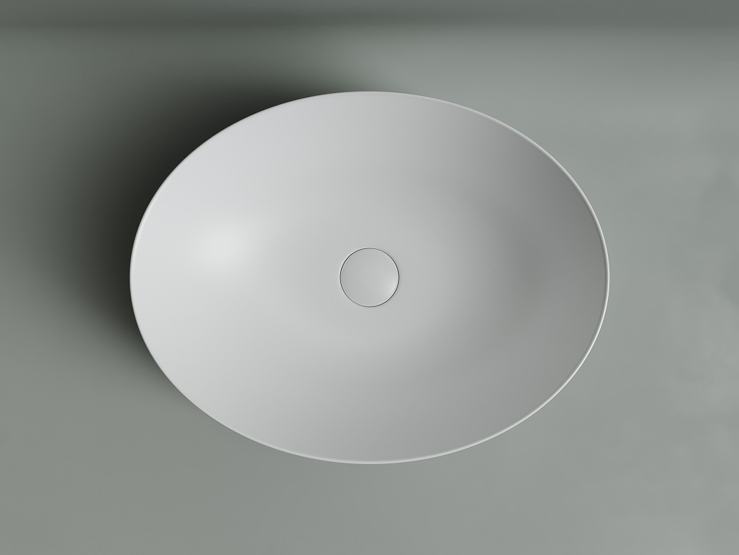 Раковина накладная Ceramica Nova Element CN6017MW 52x39.5 (белый матовый), без донного клапана
