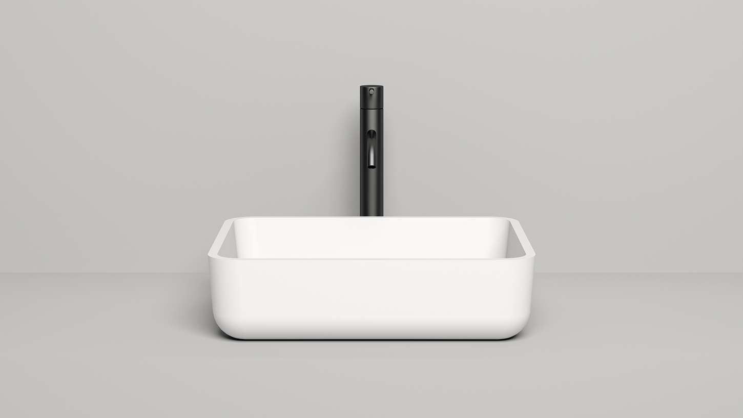 Раковина накладная Salini Gloria S-Stone 1102209M 47.5x37.5x12 (белый матовый), без донного клапана