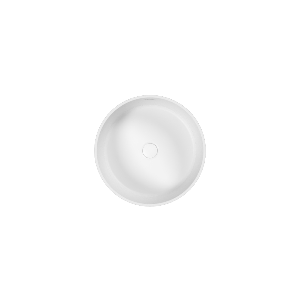 Раковина напольная 40.2x40.2x82.5 см, Whitecross Air D=40,5 0738.040040.200 (белый матовый), иск. камень