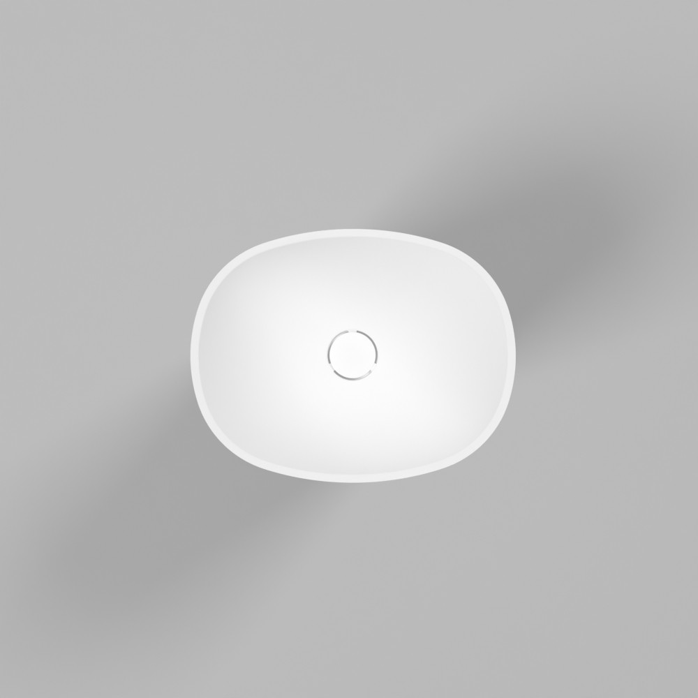 Раковина напольная 40x40x89 см, Whitecross Stella 50x40 0707.050040.200 (белый матовый), иск. камень