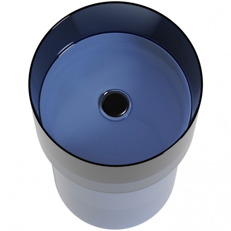 Раковина напольная Abber Kristall AT2701Saphir 45х45х90 (синий)