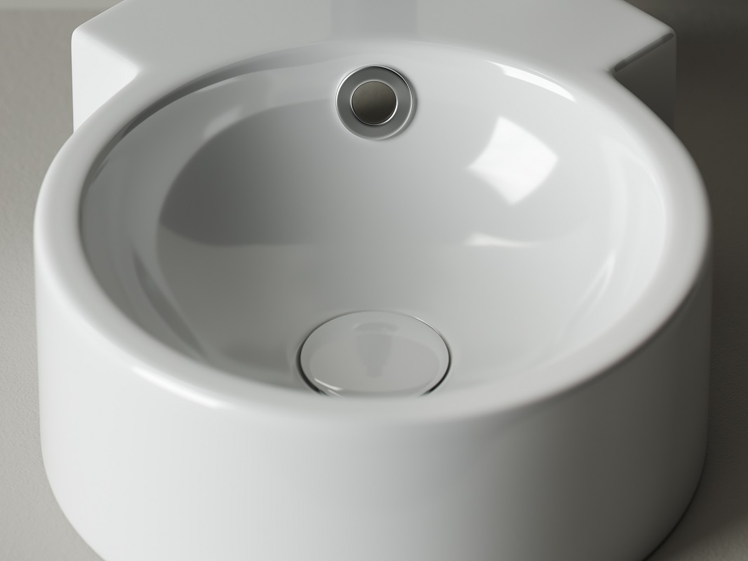 Раковина подвесная Ceramica Nova Element CN5019 43x31 (белый), без донного клапана