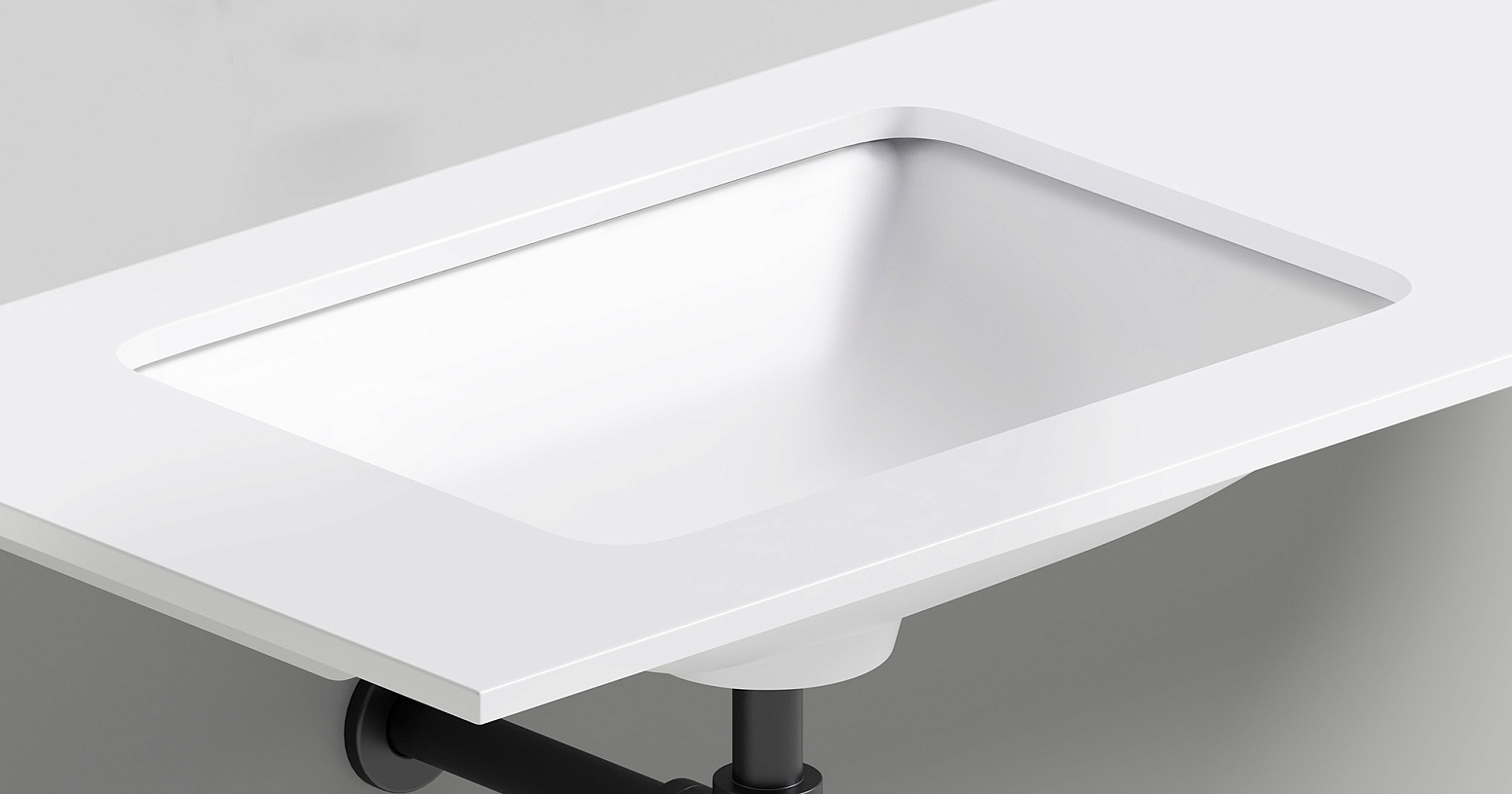 Раковина встраиваемая Salini Marea S-Sense 1802106GF 55x40x13.4 (покраска RAL полностью, глянцевый), без донного клапана