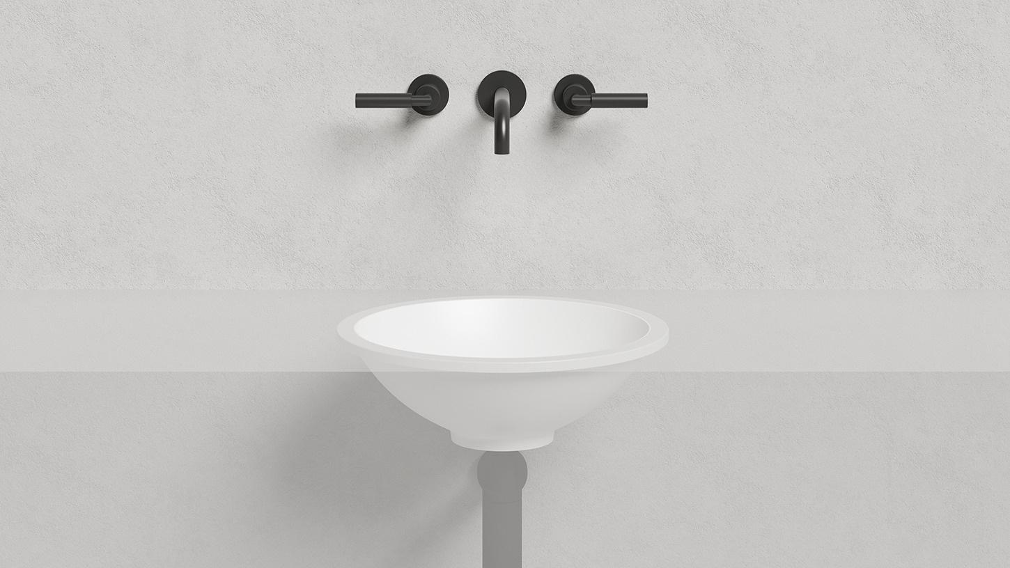 Раковина встраиваемая Salini Marea S-Stone 1802205M 42x42x13.8 (белый матовый), без донного клапана