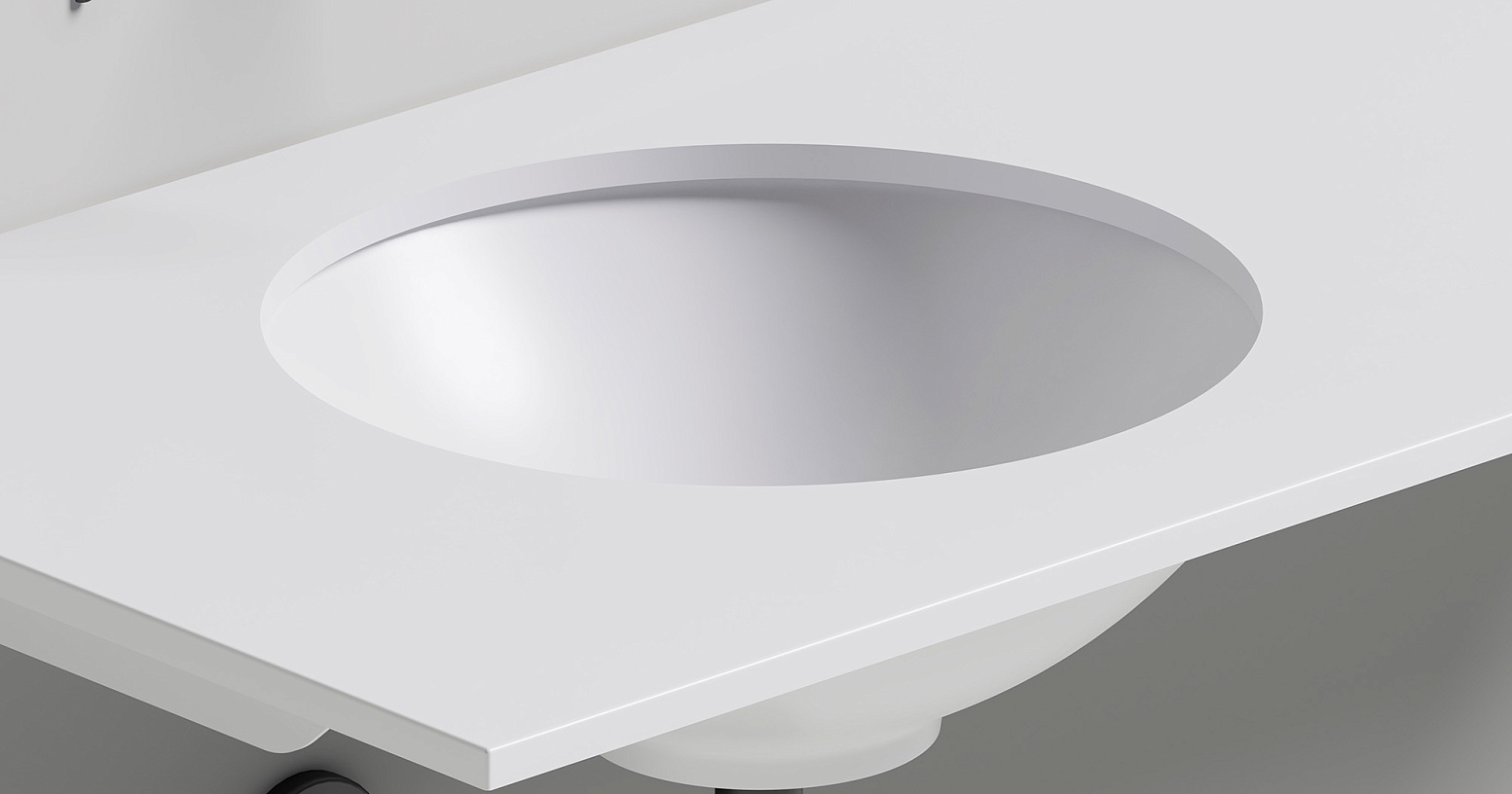 Раковина встраиваемая Salini Marea S-Stone 1802205MF 42x42x13.8 (покраска RAL полностью, матовый), без донного клапана