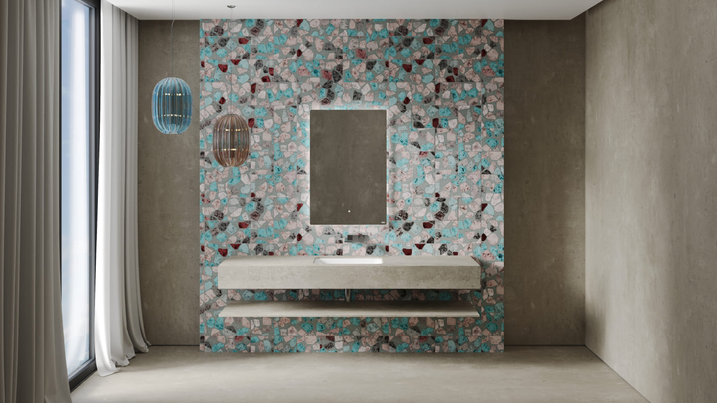 Раковина встраиваемая Salini Marea S-Stone 1802206M 55x40x13.4 (белый матовый), без донного клапана