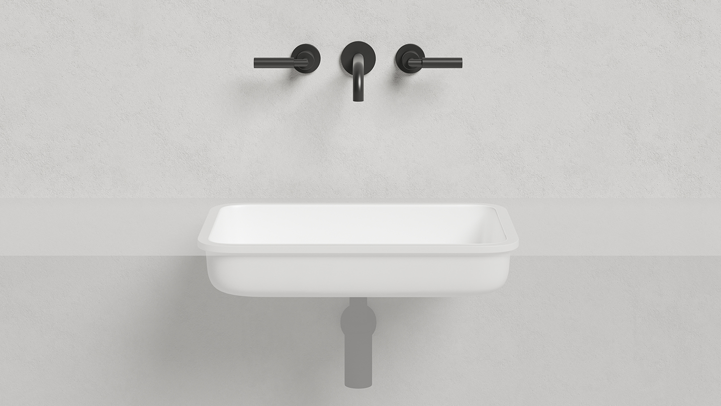 Раковина встраиваемая Salini Marea S-Stone 1802209M 54.5x38x12.6 (белый матовый), без донного клапана