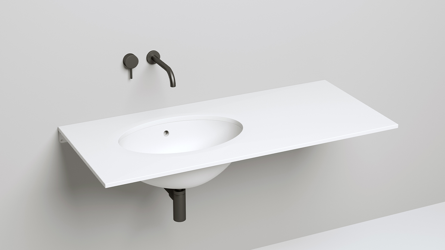 Раковина встраиваемая Salini Marea S-Sense 1101109GF 54.5x37.5x18.7 (покраска RAL полностью, глянцевый), без донного клапана