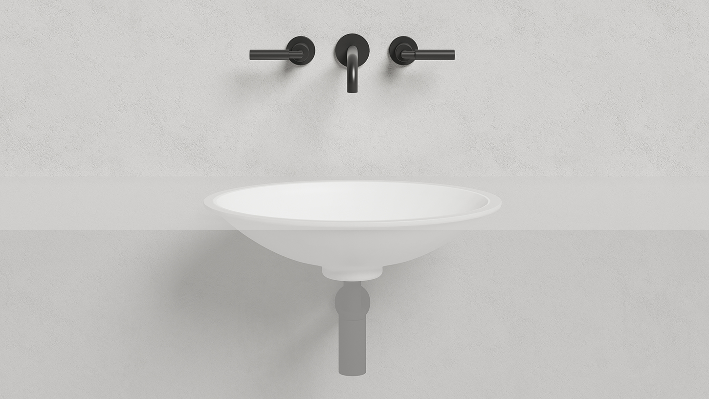 Раковина встраиваемая Salini Marea S-Sense 1802111G 55x40x13.5 (белый глянцевый), без донного клапана