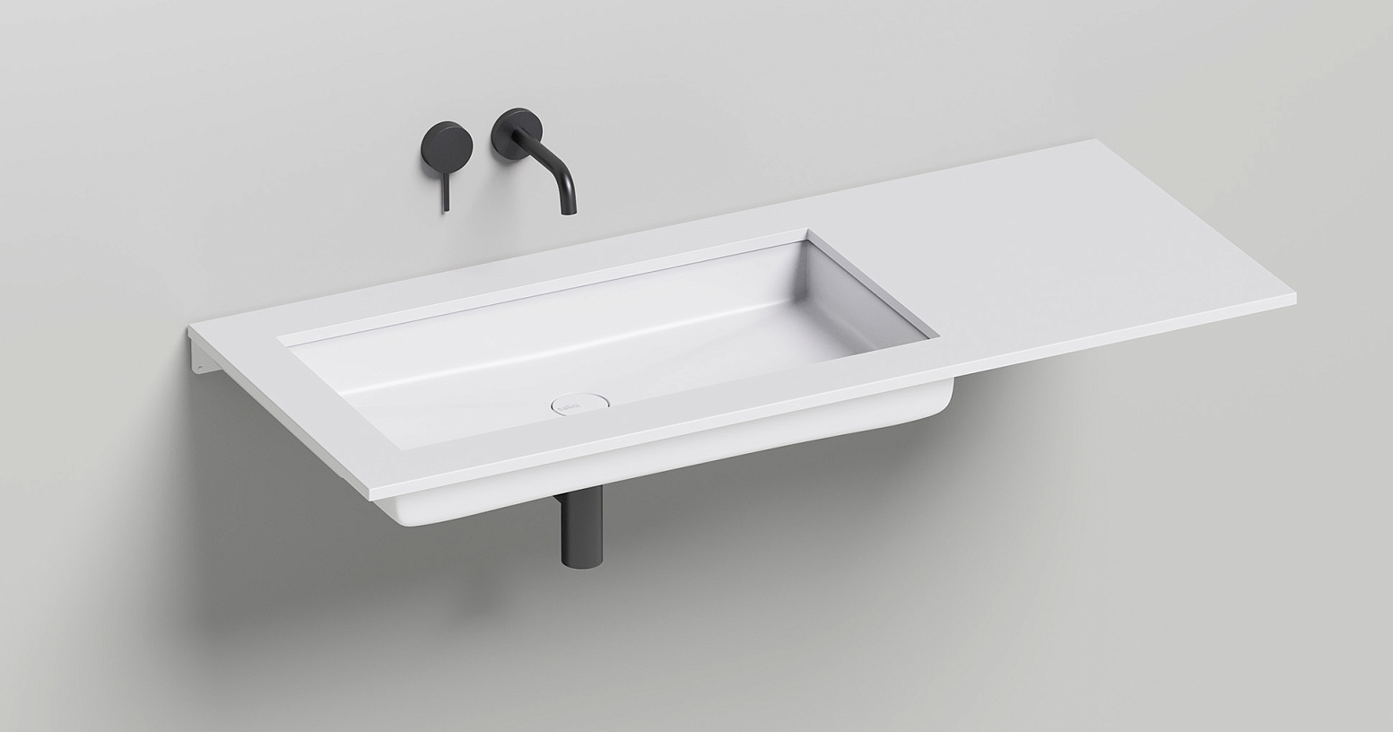 Раковина встраиваемая Salini Marea S-Sense 1802110G 74.7x40x13 (белый глянцевый), без донного клапана