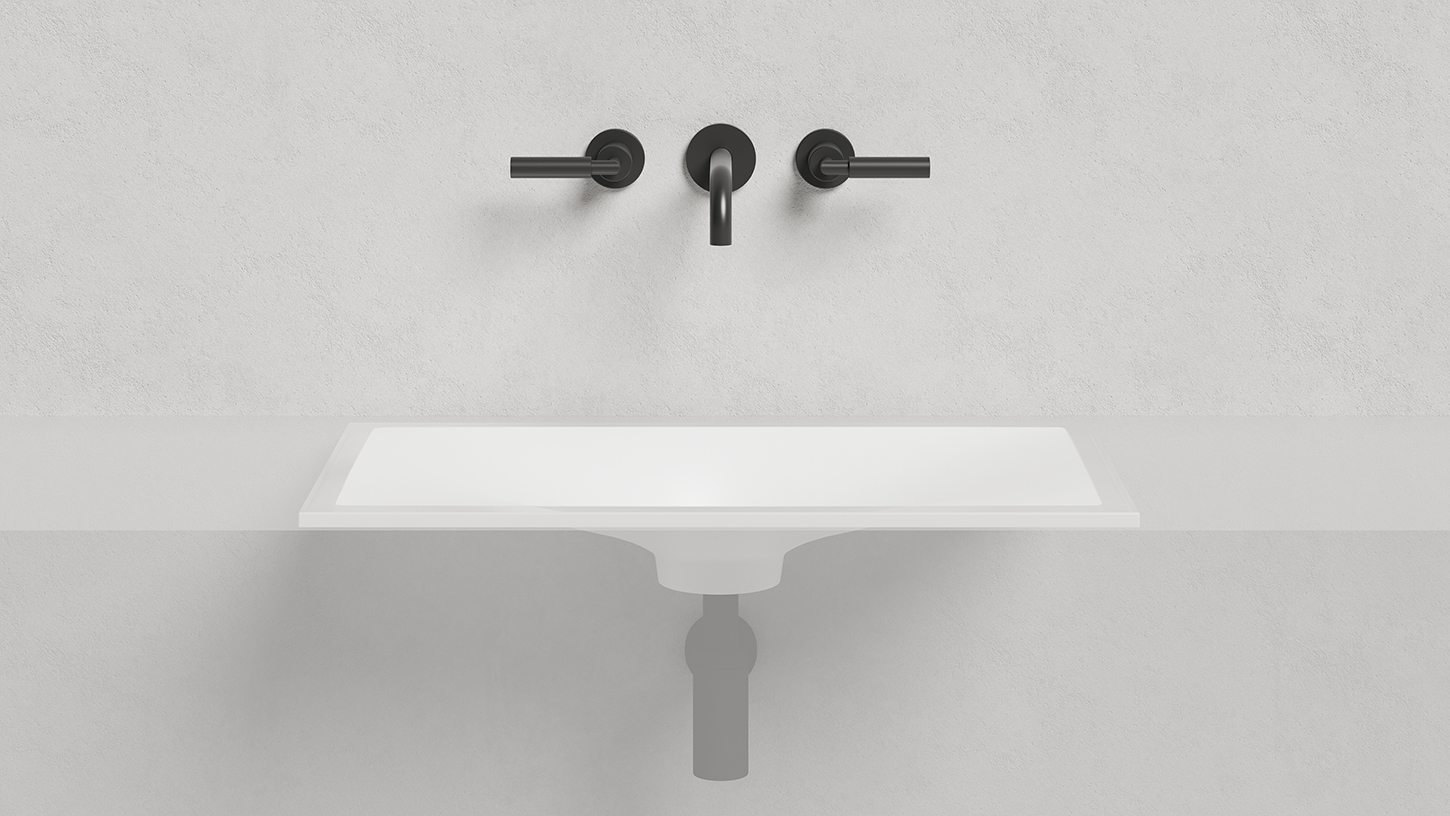 Раковина встраиваемая Salini Marea S-Stone 1802213MF 70x40x12 (покраска RAL полностью, матовый), без донного клапана