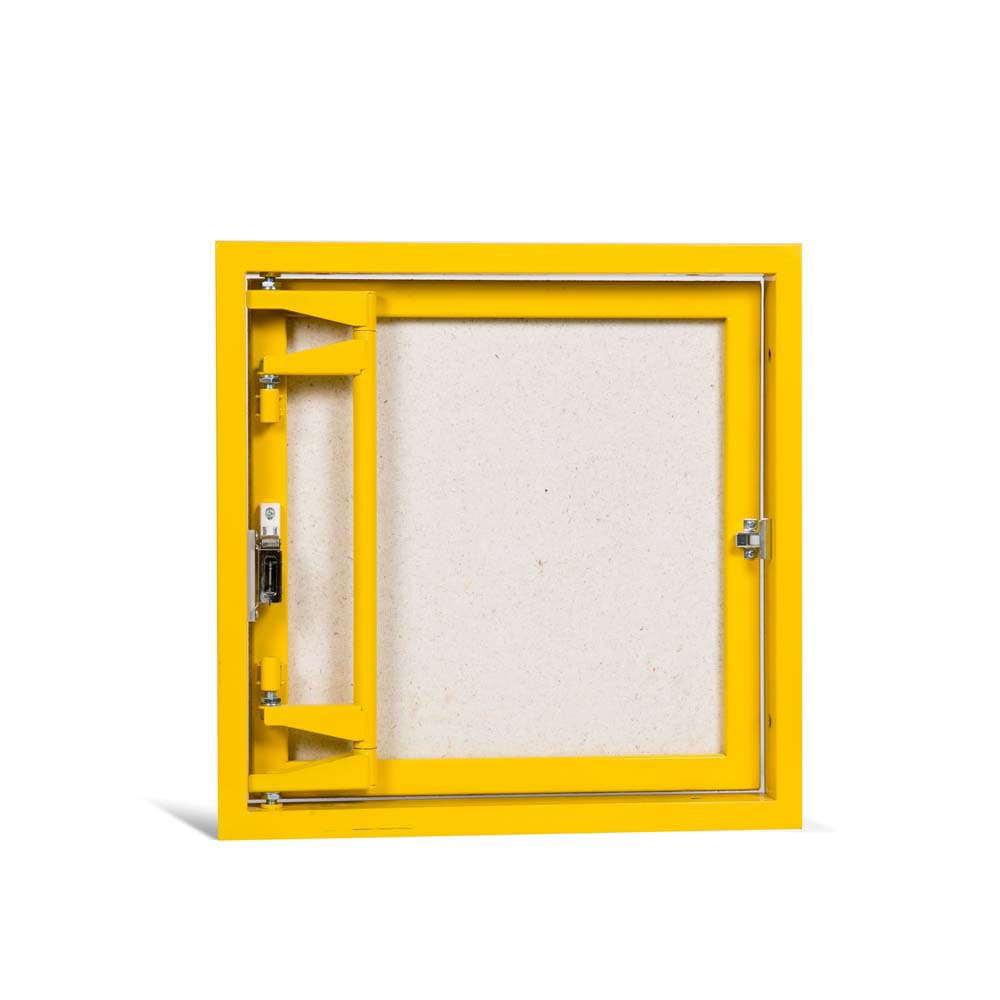 Ревизионный люк под плитку Практика Формат КН 50x50, настенный, способ открывания магнитно-нажимной, люк-невидимка