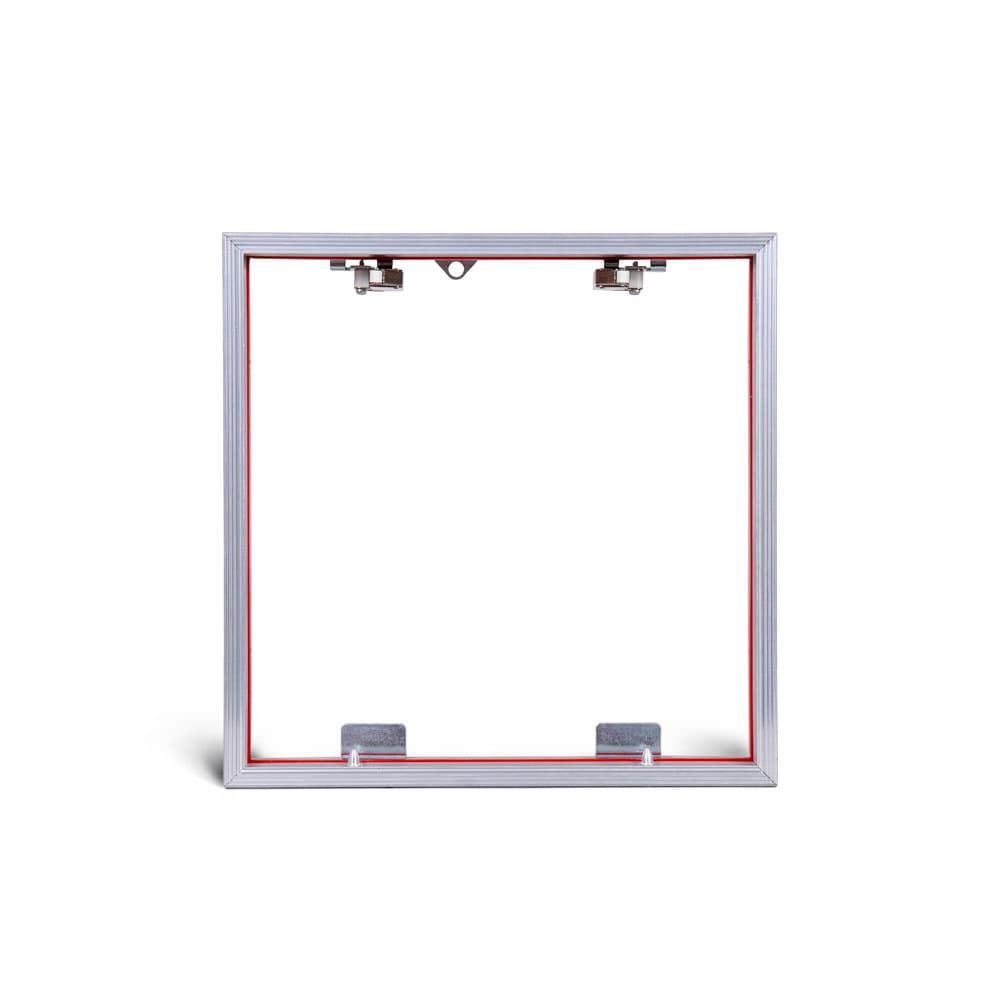 Ревизионный люк под плитку Практика Контур 2.0 30x30, съемная дверца, способ открывания нажимной