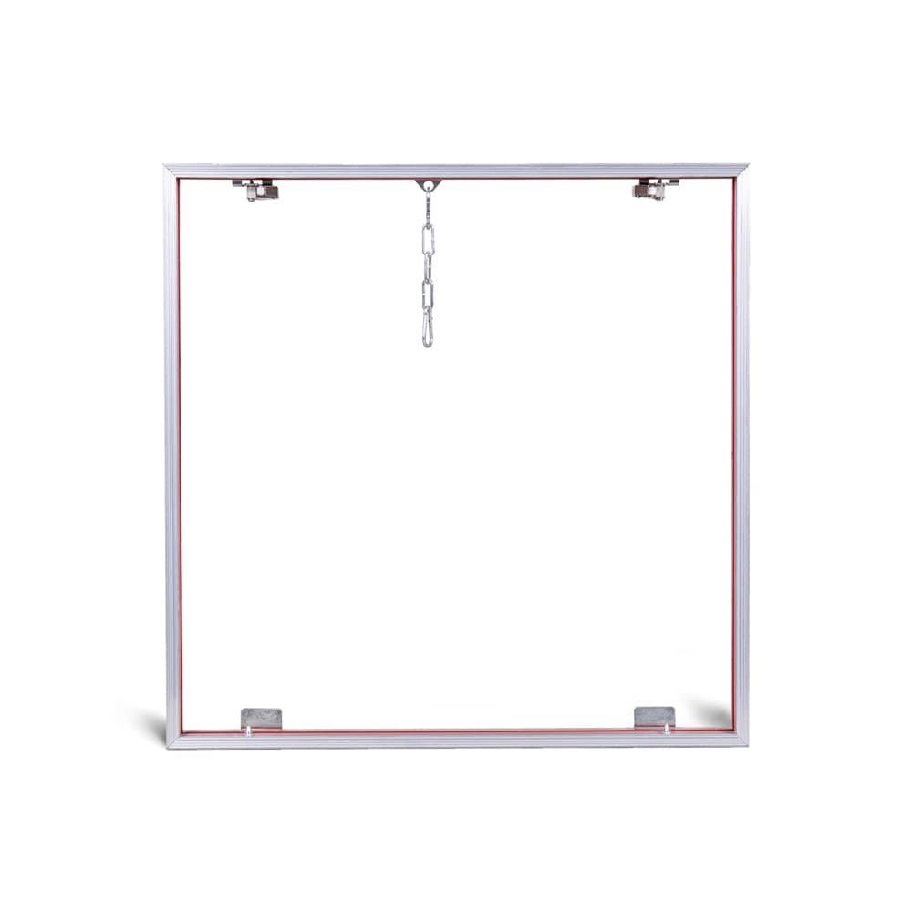 Ревизионный люк под плитку Практика Контур 2.0 50x50, съемная дверца, способ открывания нажимной