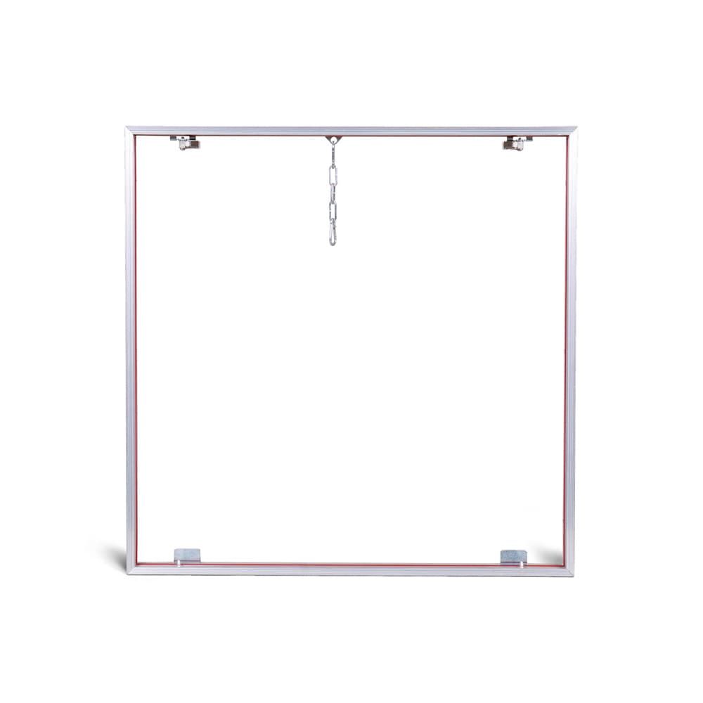 Ревизионный люк под плитку Практика Контур 2.0 60x60, съемная дверца, способ открывания нажимной