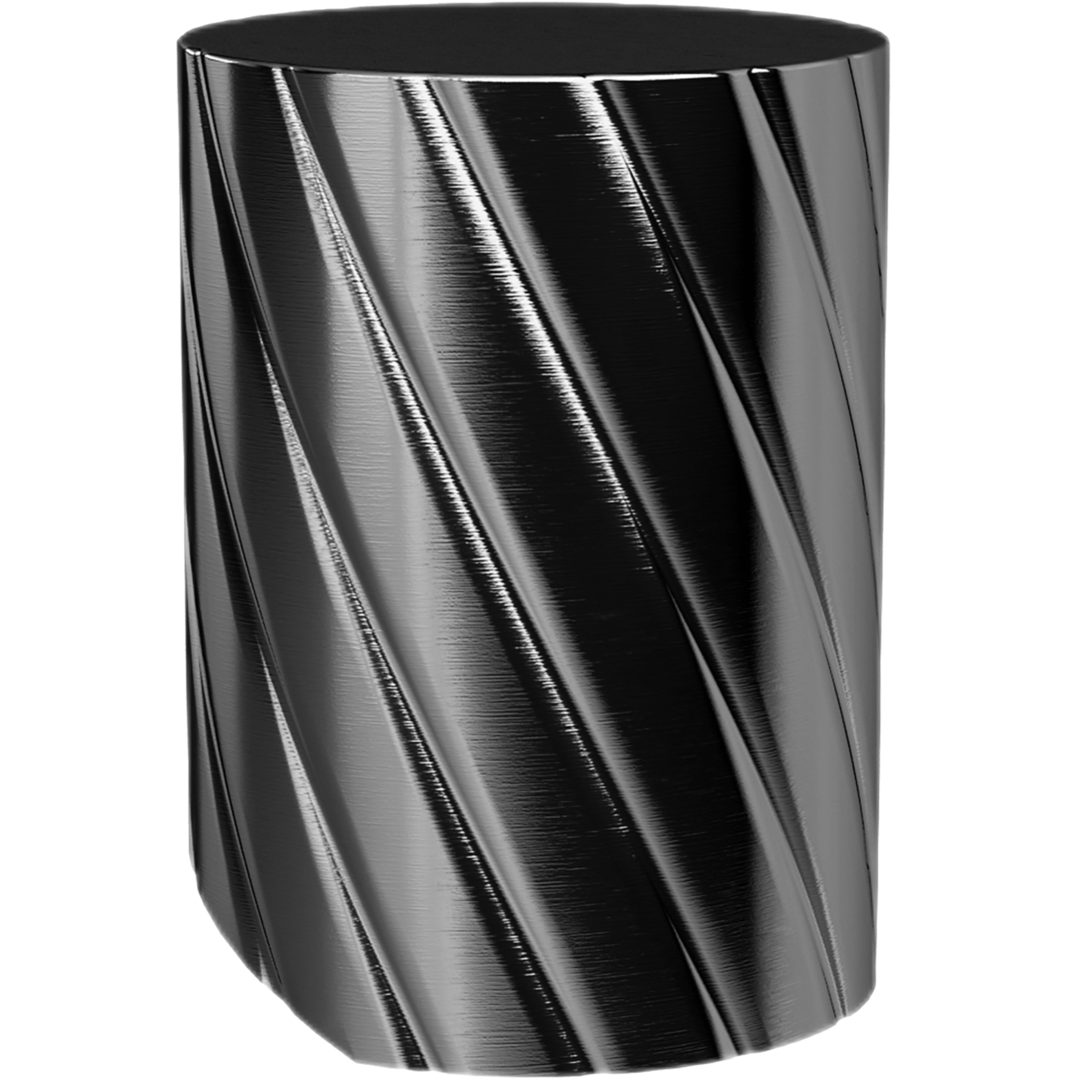 Черный Брашированный хром